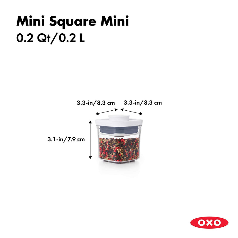 NEW OXO Good Grips POP Container - Airtight Food Storage - 0.2 Qt for Spices and More