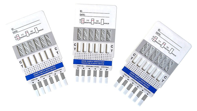 x rapid drug test for 7 types of drugs I cocaine I cannabis I methampetamine I opiates I amphetamines I EDDP I benzodiazepines 2 pieces (pack of 1)