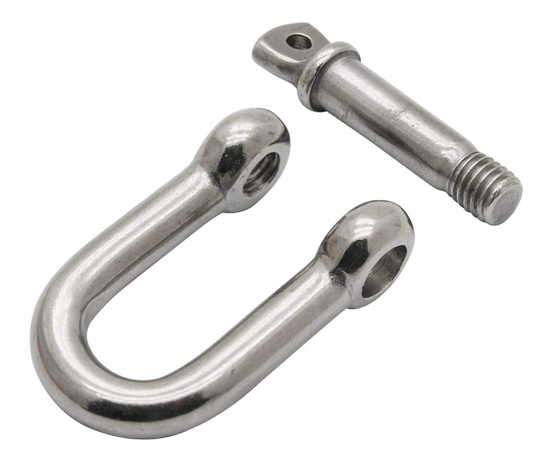 Extreme Max 3006.8249 BoatTector Stainless Steel D Shackle - 5/8" 5/8" Each