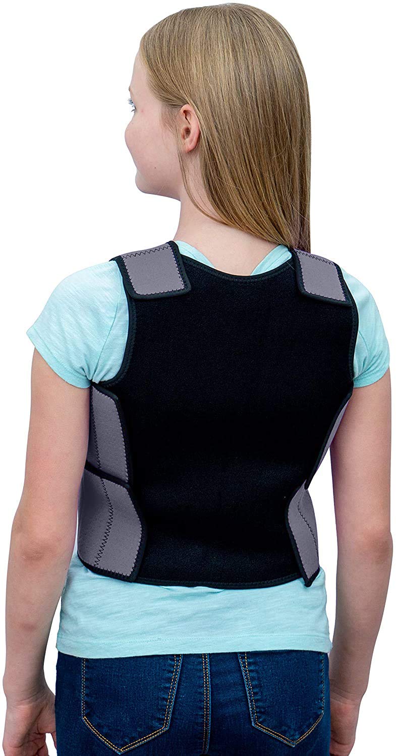 Special Supplies Sensory Compression Vest Deep Pressure Comfort for Autism, Hyperactivity, Mood Processing Disorders, Breathable, Form-Fitting, Kids and Adults (Gray, Small 17x30 inches) Gray Small (Pack of 1)