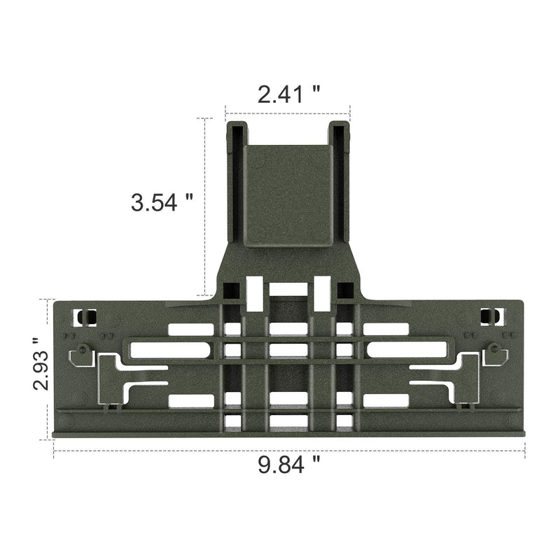 Upgraded 8 Packs Polymer Material W10546503 Upper Rack Adjuster & W10195840 Dishwasher Top Rack Adjuster & W10195839 Rack Adjuster & W10250160 Arm Clip-Lock& Fit Replacement for 665 Dishwasher