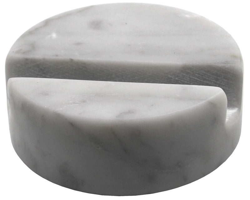 Fashciaga Luxurious Marble Cell Phone Stand Holder for Cellphone Tablet On Desk, Countertop, Table, Nightstand. Heavy Solid Real Stone Mobile Phone Stands