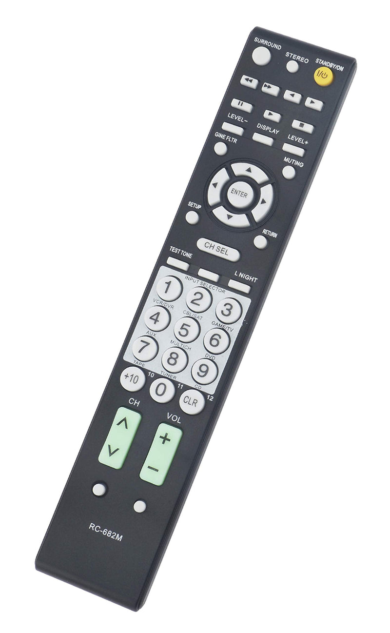 RC-682M Replaced Remote fit for Onkyo AV Receiver TX-SR605 TX-SR605S TX-SR605B TX-SA605 TX-SA8560