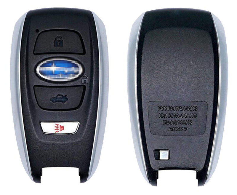 REPROTECTING Silicone Rubber Key Fob Cover Compatible with 2014-2021 Subaru Ascent BRZ Crosstrek Forester Impreza Legacy Outback WRX WRX STI XV Crosstrek YQ14AHC 1551A-14AHC 88835-CA310 HYQ14AHK