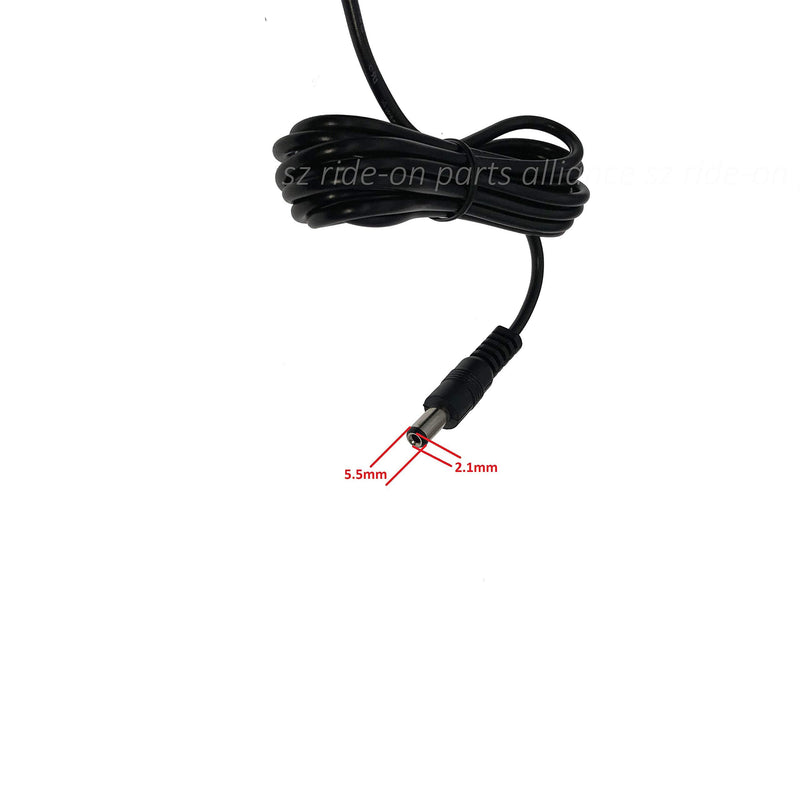 LinkePow 12 Volt Battery Charger, 12V Charger for Ride On Car Kid Trax Dynacraft Costzon Best Choice Product JEEP Wrangler Ride-Ons Battery Power