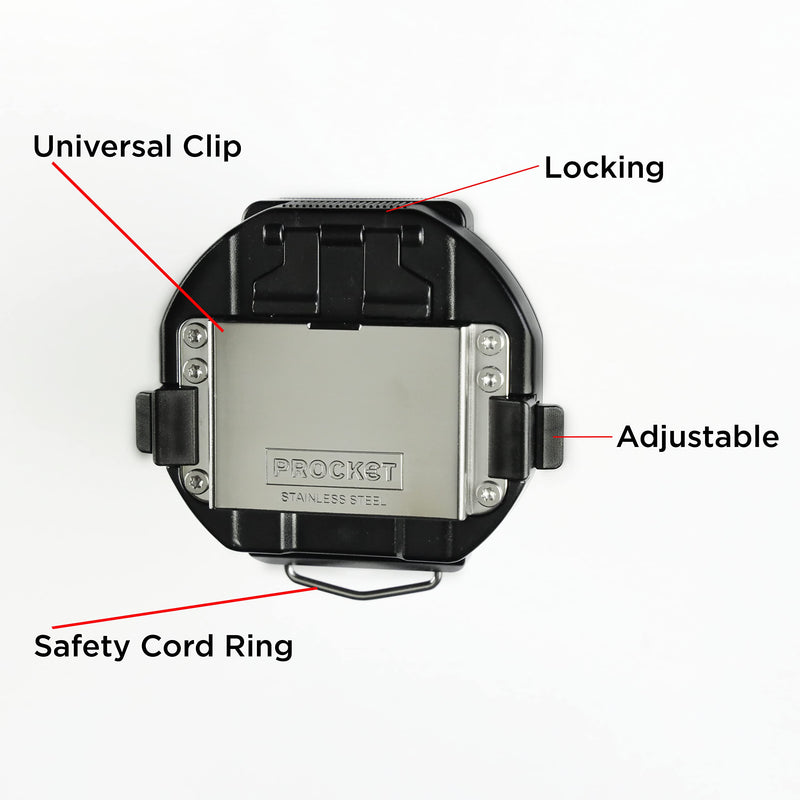 PROCKET Universal Locking Tape Measure Holder