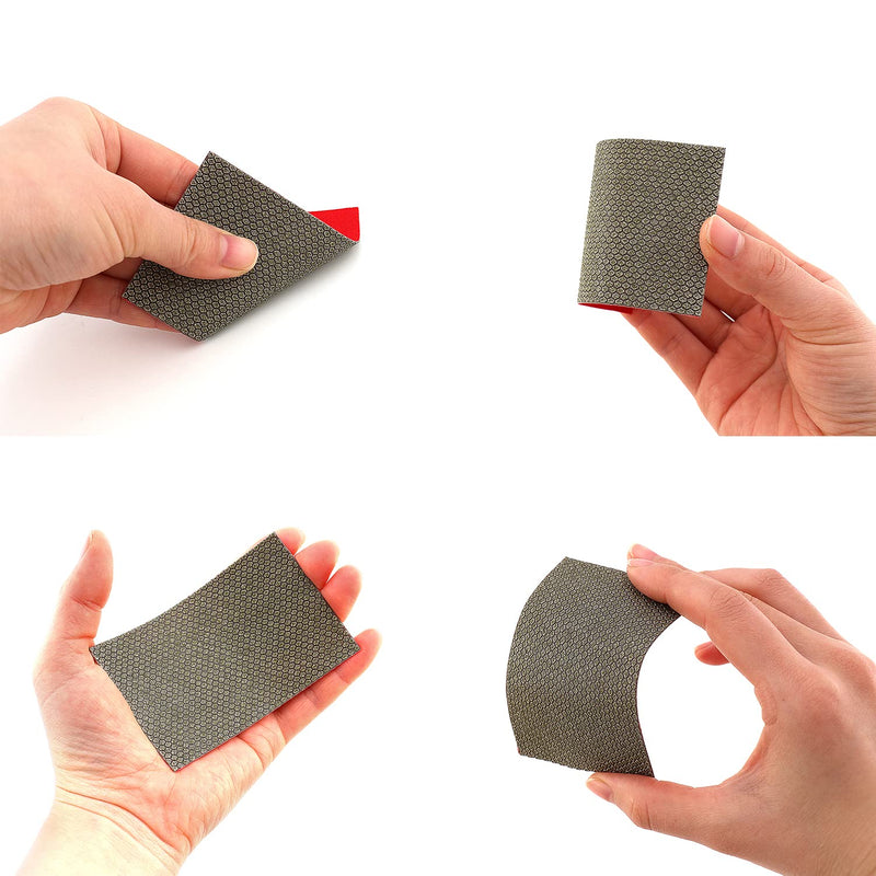 Z-Lion Diamond Abrasive Paper Sheets Diamond Sandpaper for Sanding Stone Glass Ceramic(4pcs/set) 37C-08