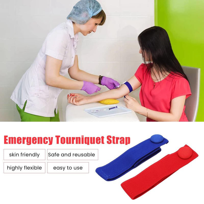 Wandier emergency tourniquet, easy to use Velcro design compression tourniquet, reusable and skin-friendly for stopping bleeding during care