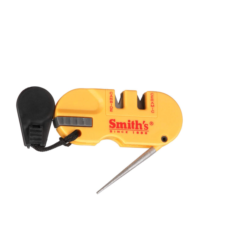 Smith's - S-50364 50364 Pocket Pal X2 Sharpener & Outdoors Tool Yellow