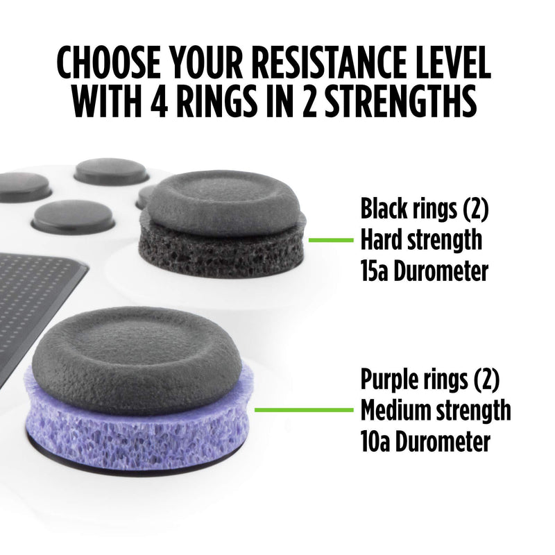 KontrolFreek Precision Rings | Aim Assist Motion Control for PlayStation 4 (PS4), Xbox One, Switch Pro & Scuf Controller (Black/Purple) Black/Purple