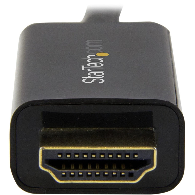 StarTech.com 15ft (5m) Mini DisplayPort to HDMI Cable - 4K 30Hz Video - mDP to HDMI Adapter Cable - Mini DP or Thunderbolt 1/2 Mac/PC to HDMI Monitor/Display - mDP to HDMI Converter Cord (MDP2HDMM5MB) 15 ft / 4.5m Black