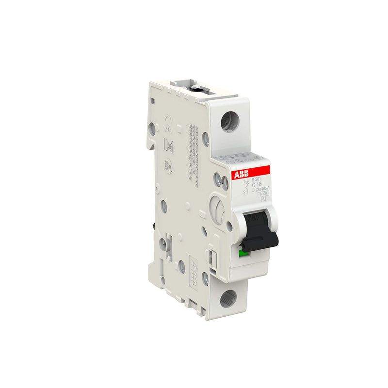 ABB S200 circuit breaker type C, 1-pole 16A System Pro M Compact DIN rail mounting Electronic