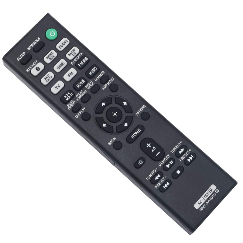 RMT-AA401U Replacement Remote Control fit for Sony Multi Channel AV Receiver STR-DH190 STR-DH590 STR-DH790