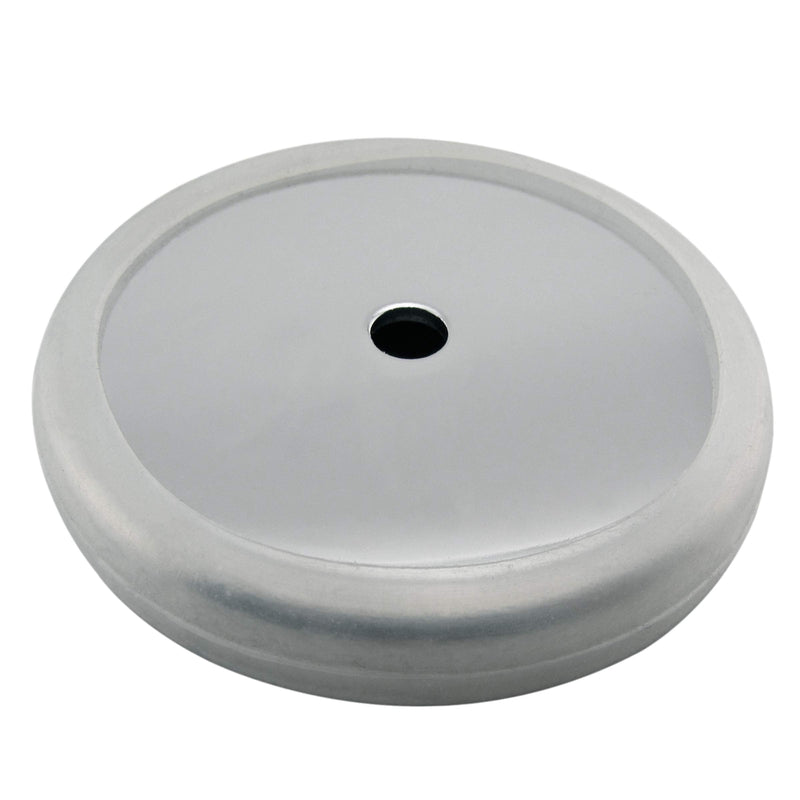 Master Magnetics RC-RB70X10 Rubber Cover for Round Base Magnet Fastener, 2.65" Diameter, White (Pack of 10)