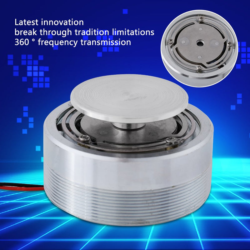 Walfront Resonance Speaker,1Pcs 50MM 2Inch All Frequency Resonance Speaker Vibration Strong Bass Louderspeaker (4Ω,25W) 4Ω,25W