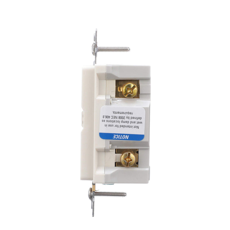 EATON SGF15LA Wiring Duplex Self-Test Gfci Receptacle, 4.2 In L X 1.68 In W X 1.27 In D, Automatic, Light Almond