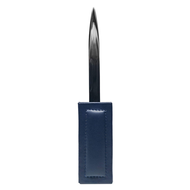 Dacasso A5027 Letter Opener, 8 x 1.37 x 0.25, Navy Blue