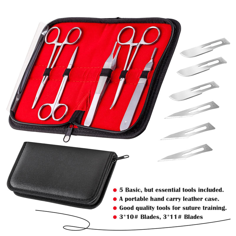 Medarchitect Suture Practice Kit for Medical Student Suture Training, Suture Tools, Suture Thread & Needle