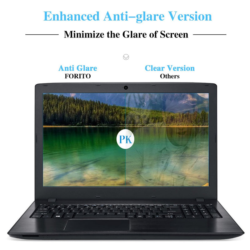 2-Pack 15.6 Inch Laptop Screen Protector -Blue Light and Anti Glare Filter, FORITO Eye Protection Blue Light Blocking & Anti Glare Screen Protector for 15.6" with 16:9 Aspect Ratio Laptop