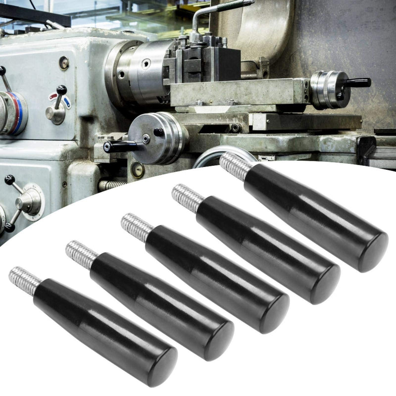 Rotary handle, milling machine handle M8, 5 pieces, hand wheel handle, hand crank handle, Bakelite handle M8 x 63, for woodworking machine, cutting machine, tailstock, table saw, milling machine, lathe