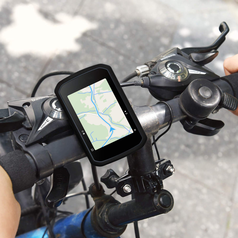 kwmobile Case Compatible with Bryton Rider 750 - Case Soft Silicone Bike GPS Protective Cover - Black