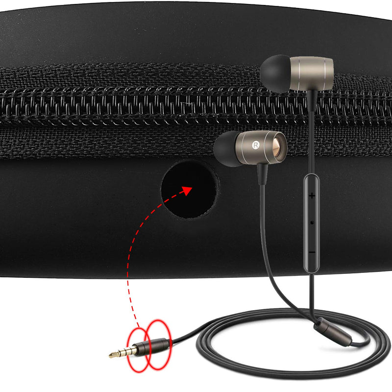 Portable CD Player Case Compatible with GPX PC332B丨 PC807B丨 NAVISKAUTO丨Gueray丨HOTT丨Monodeal丨Jensen Personal Compact Disc Player, Travel Carrying Stoarge Holder for Earphone and USB Cable - Black