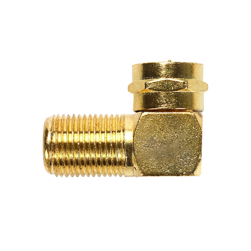 TLS.Eagle F Type Right Angle 90 Degree Male to Female Cable Connector Coax Adapter Pack of 5