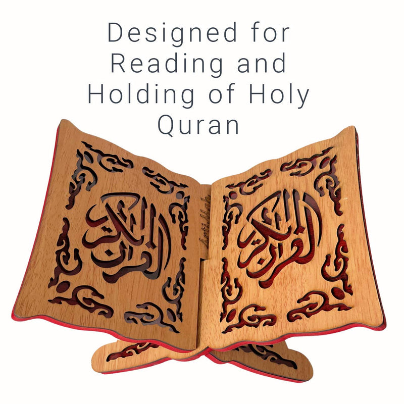 ArtiMah – Quran Book Holder Stand for Reading Holding Holy Quran Small Size 9.8 Inch / 7 Inch Thinness 0.4 Inch (Small)