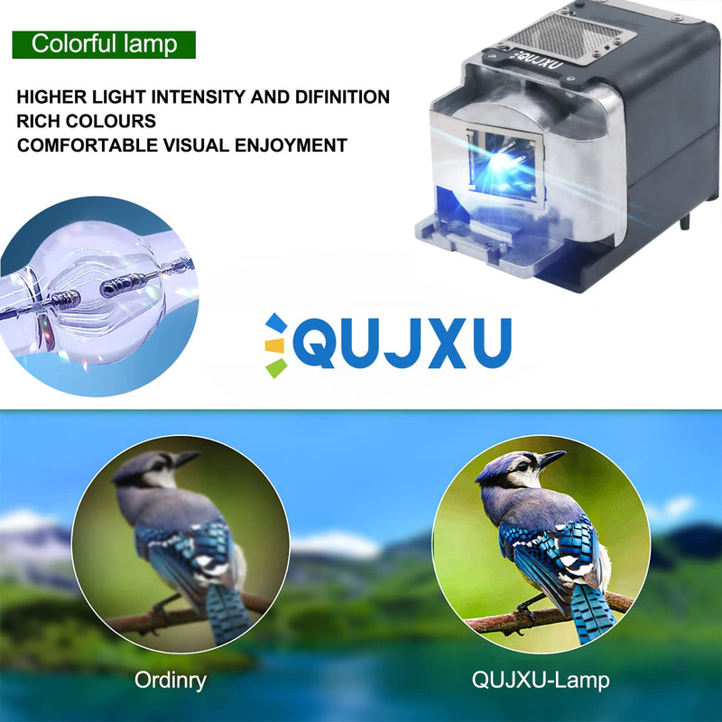 QUJXU HC3800 with Housing for Mitsubishi HC4000 HC3800 HC3200 HC3900 HC3200u HC3800u HC3900u HC4000u Projector lamp Bulb