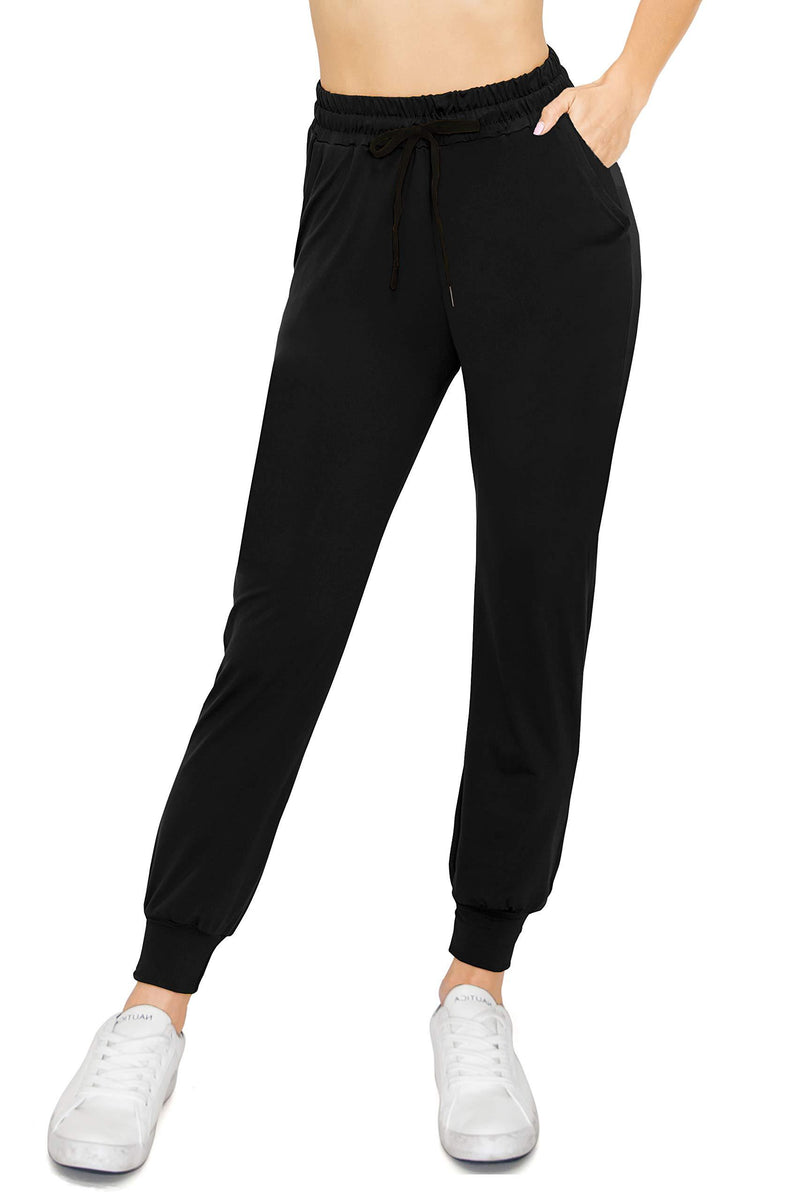 ALWAYS Women's Jogger Sweatpants with Pockets — Premium Buttery Soft Stretch Pants Small Jog128 / Black 2