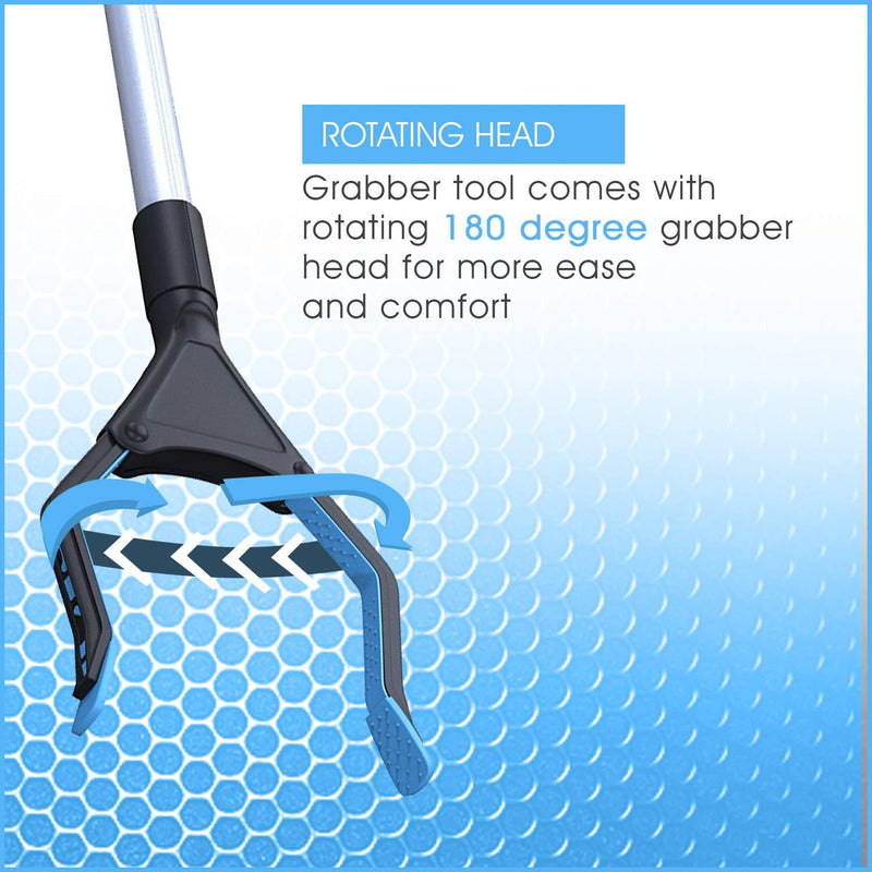 Grabber Reacher Tool,FitPlus Premium Grabber Tool 32 Inch with Magnet, Grabber Reacher for Elderly, Lightweight Extra Long Handy Trash Claw Grabber