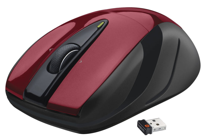 Logitech Wireless Mouse M525 - Red/Black Standard Packaging