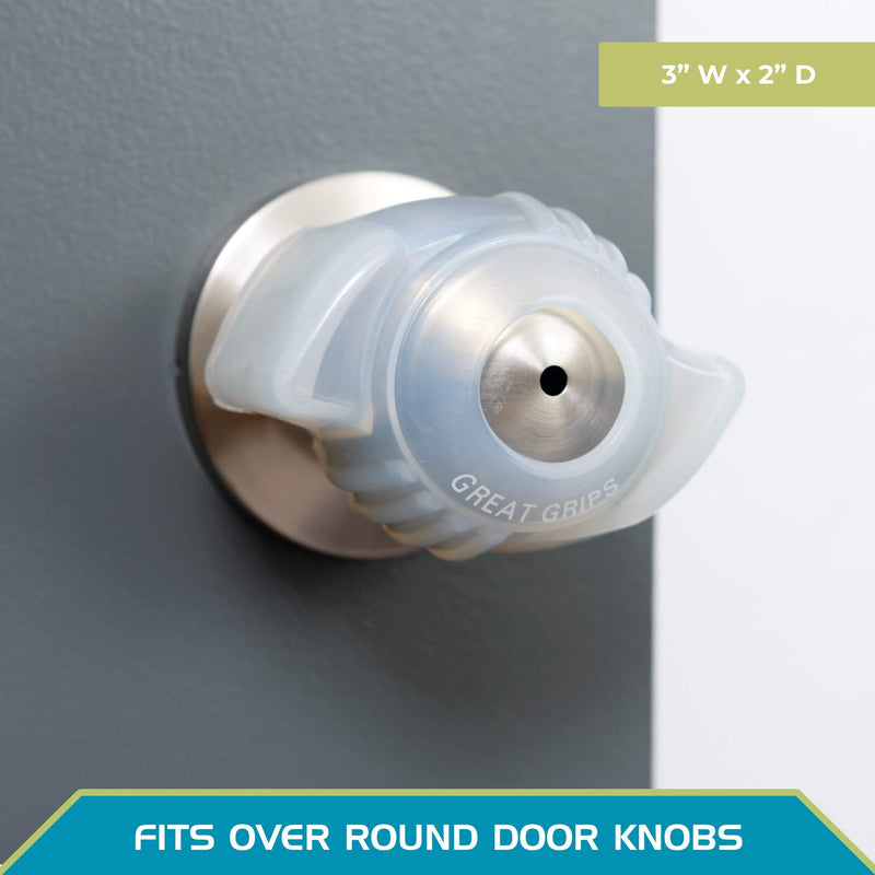 Able Life EZ Doorknob Grips - Arthritis & Senior Living Aids, Open Doors Easily, Set of 2