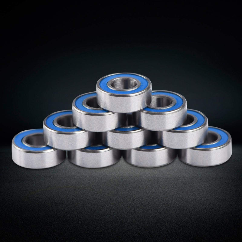 Replacement Precision Ball Bearings, Flanged Ball Bearings, 5x11x4mm Bearing, Mr115-2rs Bearing Steel Double Shielded Deep Groove Ball Bearing for Rail Track Linear Motion System