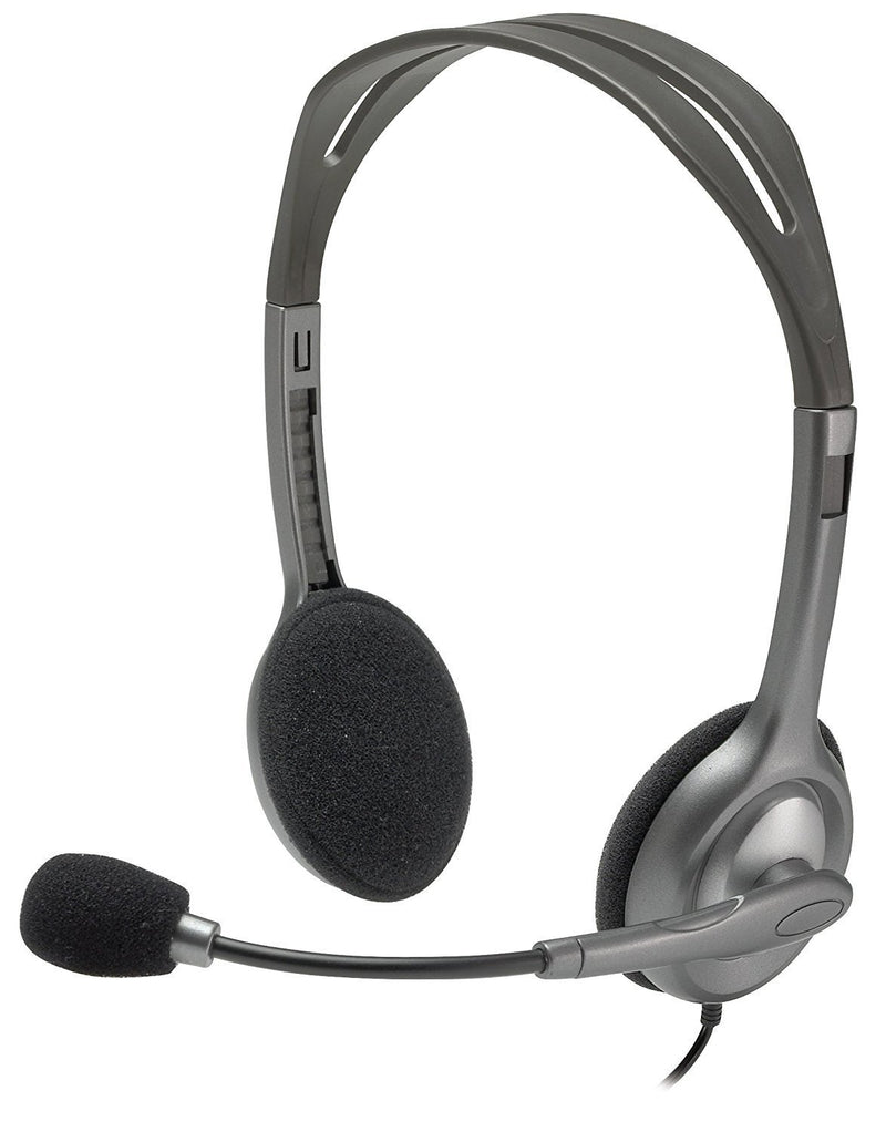 Logitech Stereo Headset H111/H110 with Noise Cancelling Microphone - Bulk Packaging