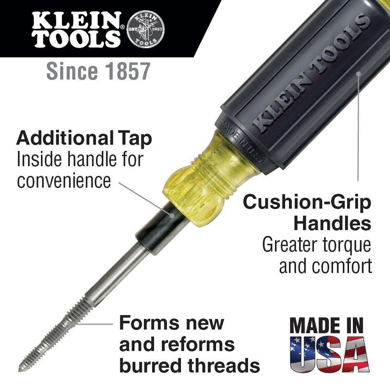 Klein Tools 626 Tapping Tool, 6-in-1, Cushion Grip Cushion-Grip