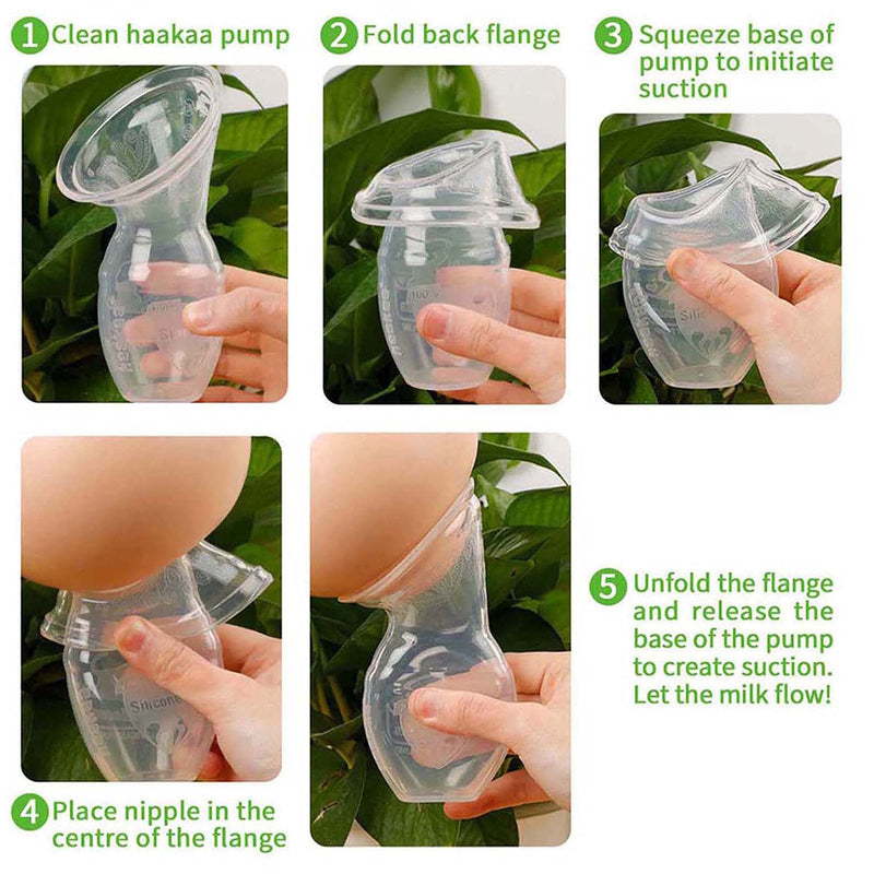 Haakaa Manual Breast Pump 4oz/100ml, New Style