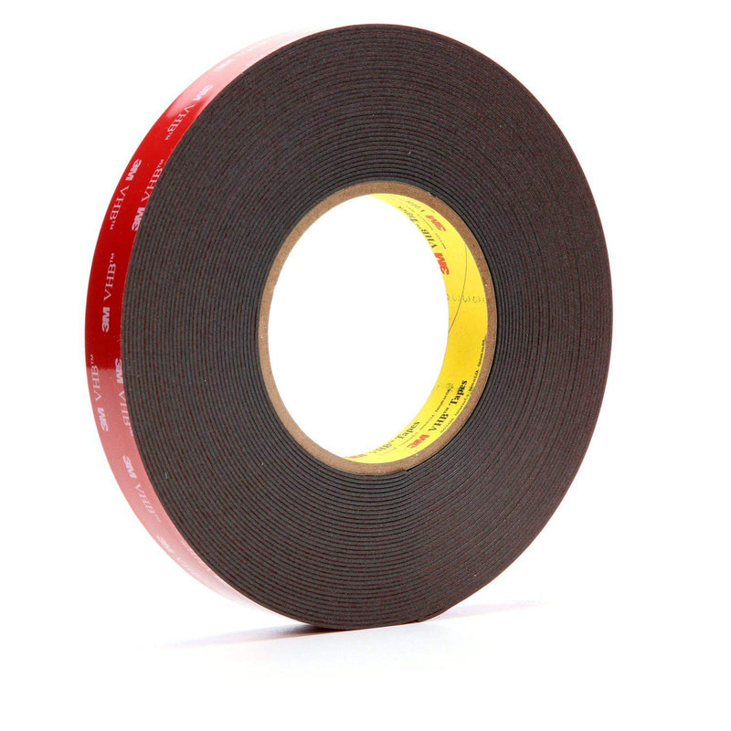 3M VHB Tape 5952 Double-Sided Acrylic Foam Tape - Heavy Duty, Industrial Mounting Tape - 3/4 inch width x 15 yards length, 45 mil thick - Black