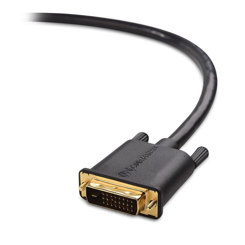 Cable Matters CL3-Rated Bi-Directional HDMI to DVI Cable (DVI to HDMI) 6 Feet