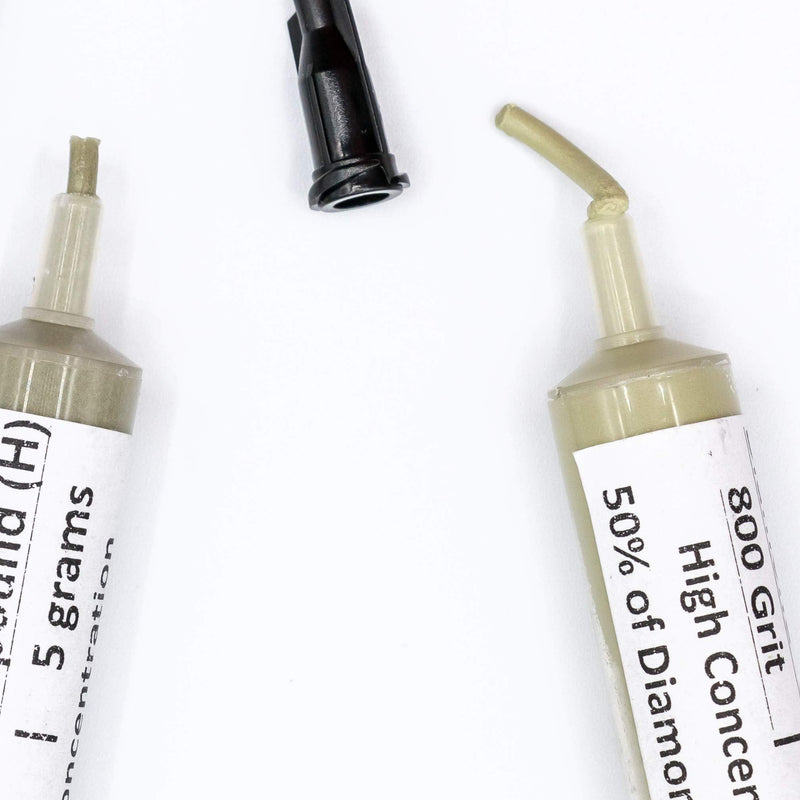 TechDiamondTools Kit of 3 Diamond Lapping Paste Polishing Compound 500 800 1200 Grit Lapidary Paste for Rock Glass Metal Jewelry Resin Marble with High Concentration of Diamond Powder USA Made 1200 800 500 grit