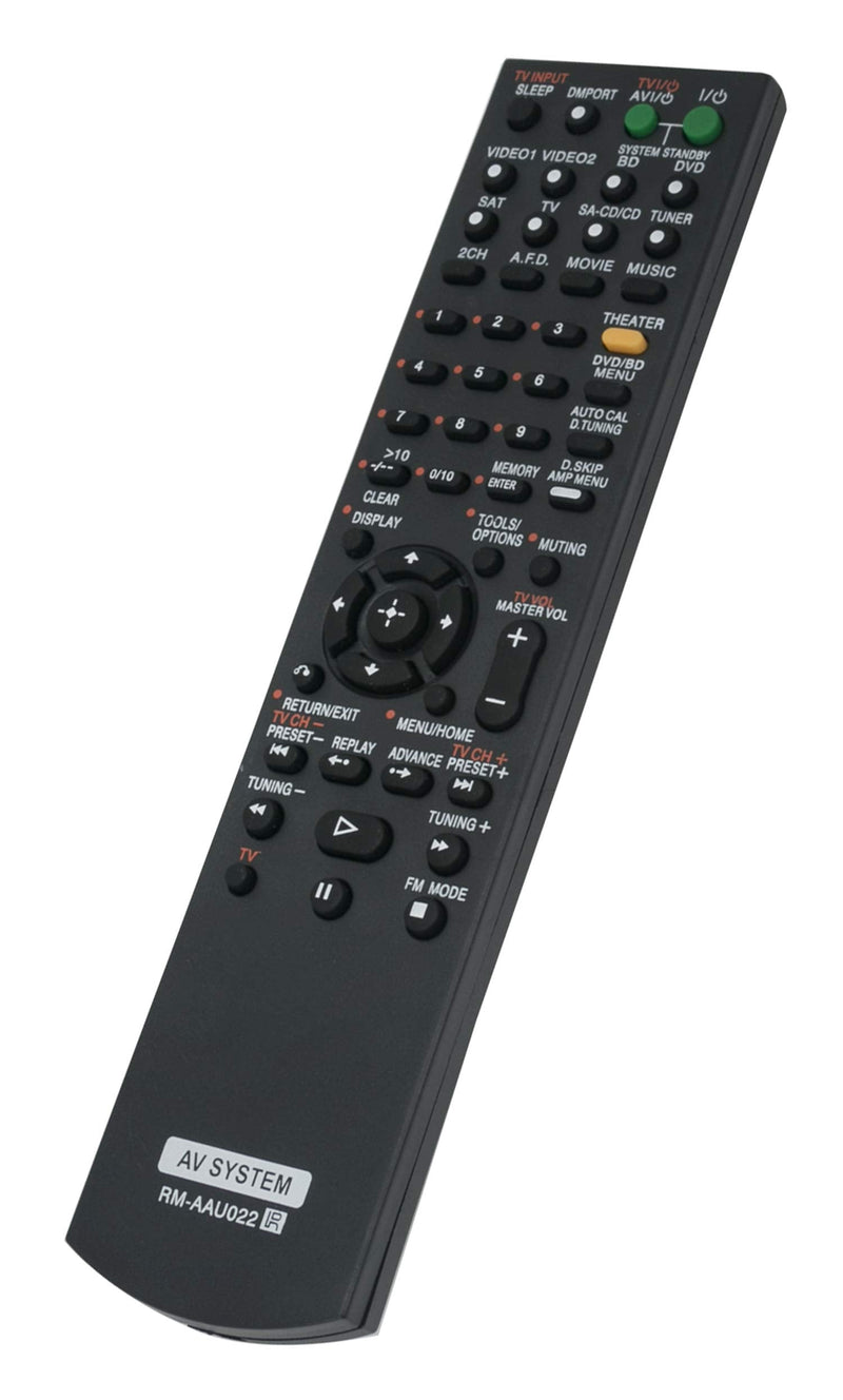 RM-AAU022 Replaced Remote fit for Sony AV Receiver HT-SS2300 HTDDW5000 STR-DG520 STRKM7500 HTDDWG700 HT-SF2300 STR-KS2300 1-480-099-21 Home Theater