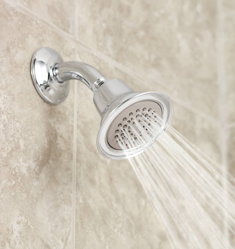 Moen 6313 Chrome One-Function 3-1/2" Diameter Spray Head Eco-Performance Showerhead