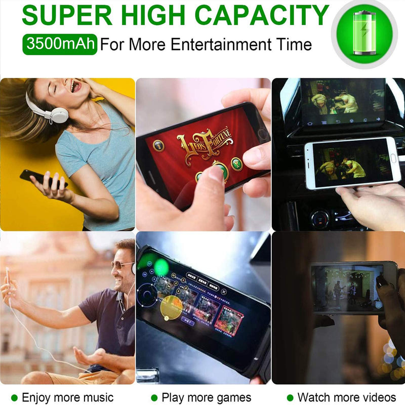Galaxy S6 Edge Battery, [Upgraded] Euhan 3500mAh Li-Polymer EB-BG925ABE Replacement Battery for Samsung Galaxy S6 Edge SM-G925 G925V G925T G925A G925P G925F with Repair Tools Kit [24 Month Service]