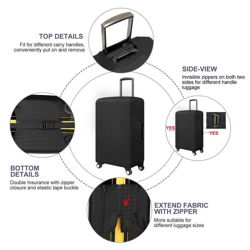 Travel Trolley Case Cover Protector Suitcase Cover 29"-30" trolley case luggage storage covers Size XL XL(Fits to 29"-30" Trolley Case)