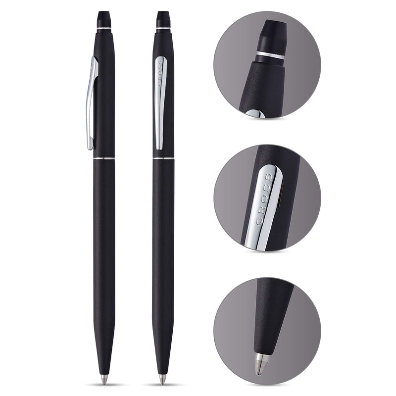 Cross Click Ballpoint Pen Black Pen & Refill