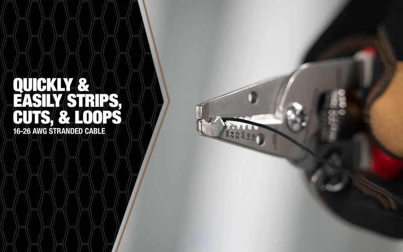 Southwire - 58278240 Tools & Equipment S1626STR Compact Solid and Stranded Wire Stripping Tool