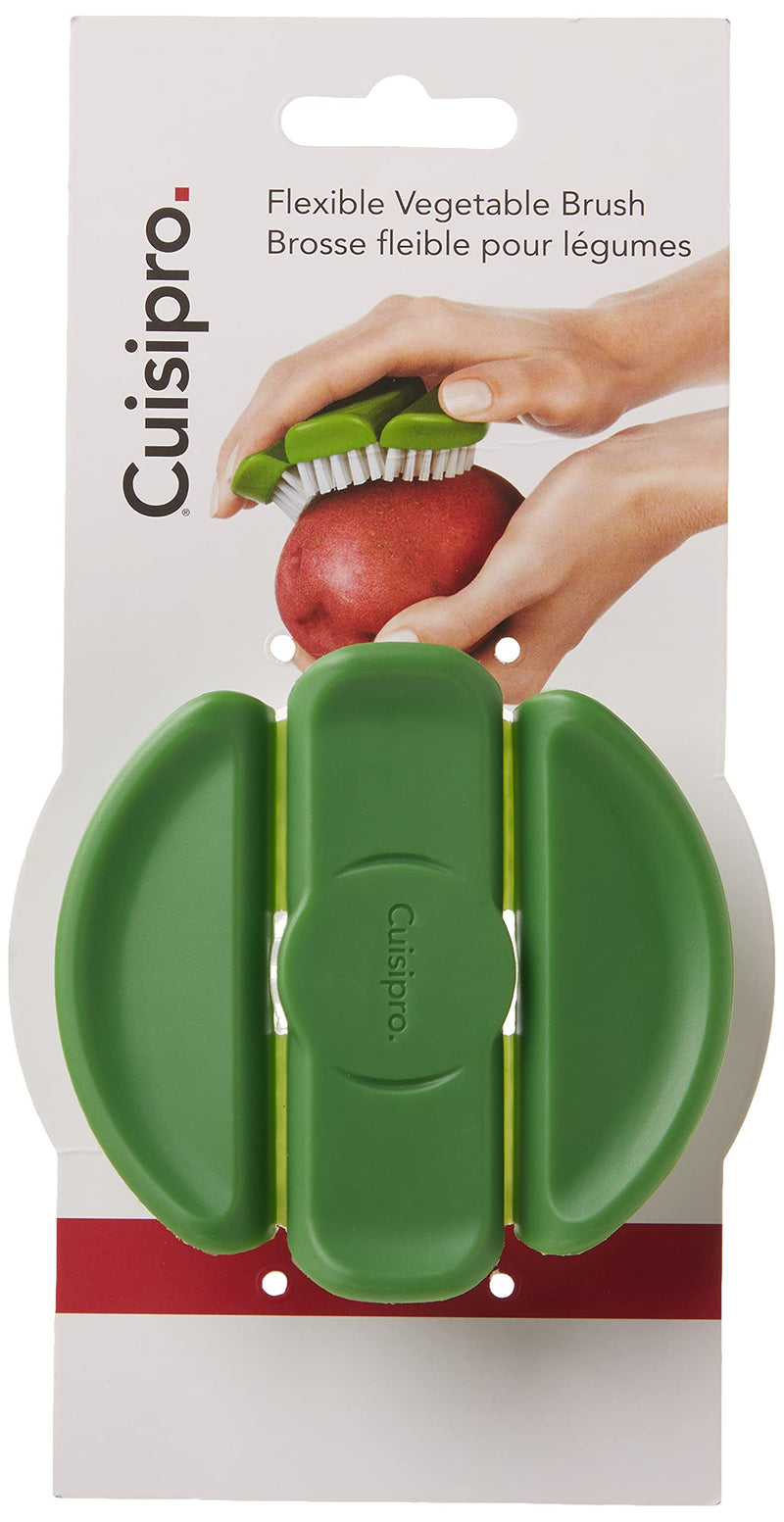 Cuisipro Flexible Vegetable Brush, Green