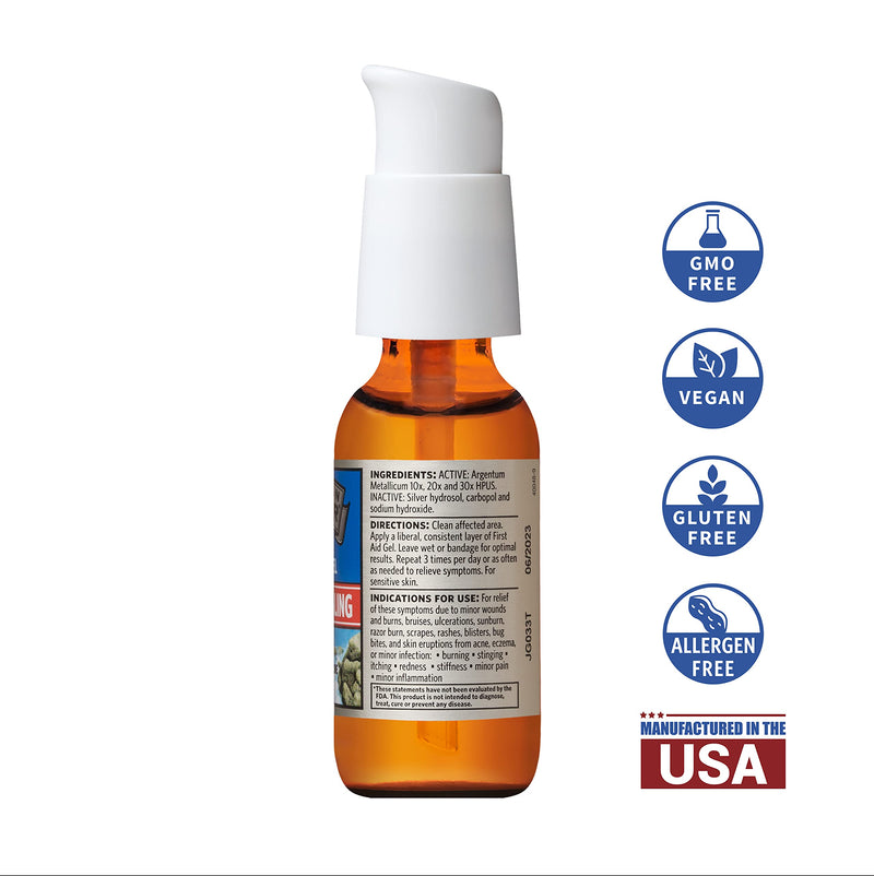 Sovereign Silver First Aid Gel – Topical Healing Homeopathic Medicine, 1 oz. 1 Fl Oz (Pack of 1)