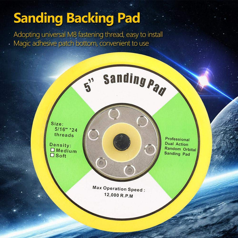 100/125mm polishing tray grinding polishing backing plate with M8 thread(5 inches) 5 inches