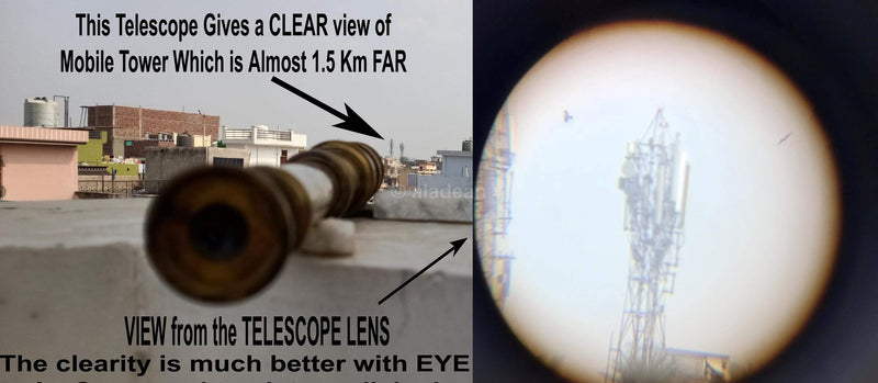 Scout Regiment Brass Telescope 19" London 1940 Broadhurt Clarkson Antique Replica Spyglass Scope High Resolution DF Lens Brilliant Magnification